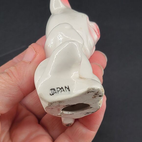 Vintage Japan Miniature Pink Ceramic Pig Figurines Set of 3 - Picture 3 of 5